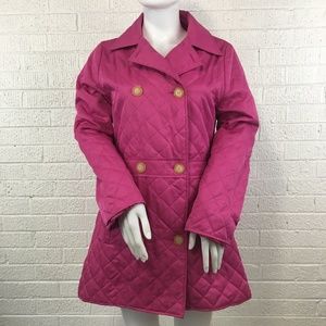 Lilly Pulitzer pink quilted jacket